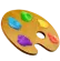 Art palette emoji